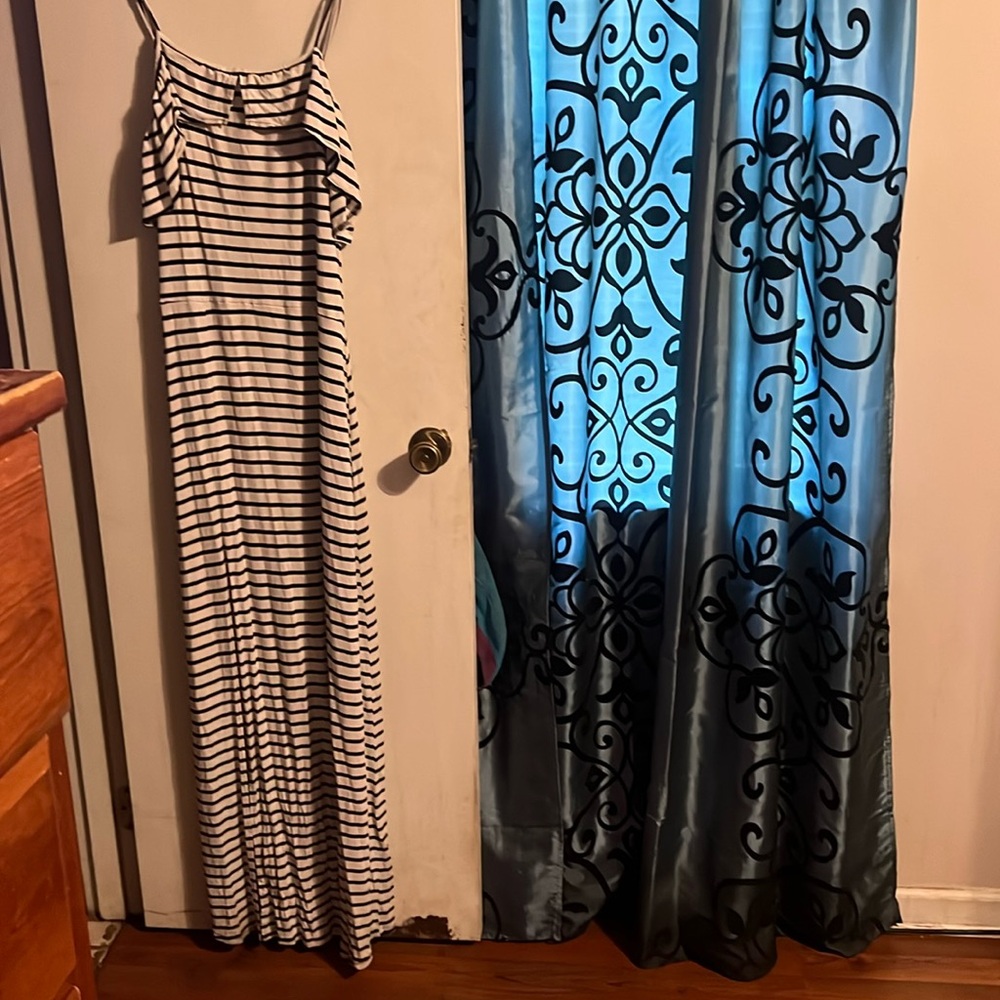 Zebra Print Maxi Dress